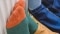 Person with feet on warm radiator