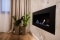 Cosy gas fire in living room